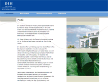 Tablet Screenshot of dih-ag.de